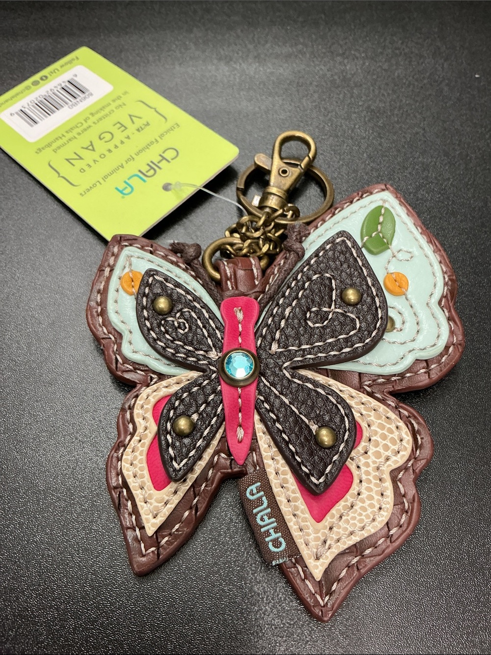 Chala Butterfly Coin/Bag Charm NWT
